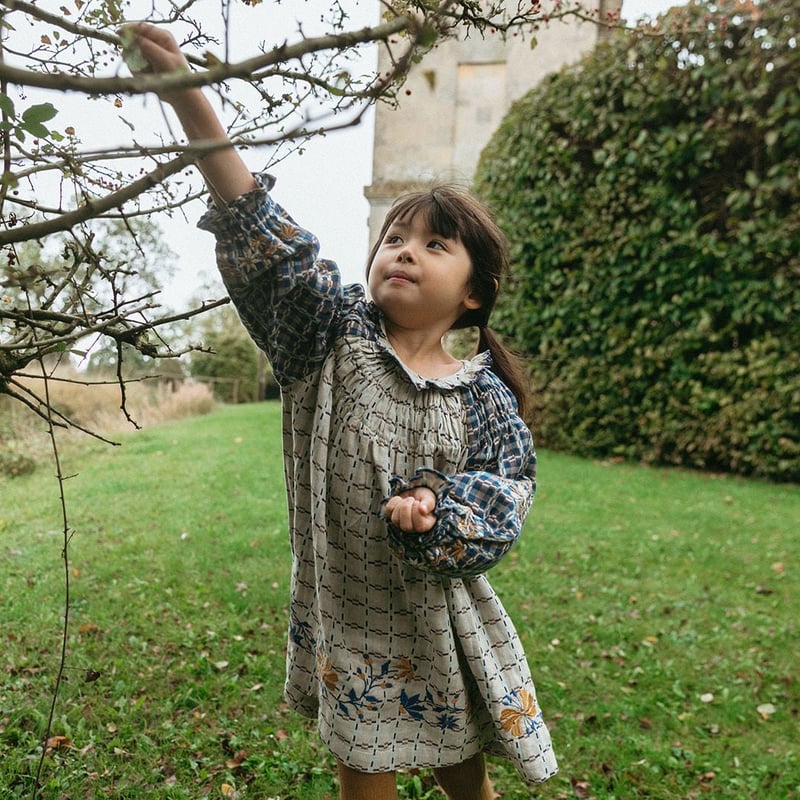 Lali Kids]【再入荷！！】Tulip Dress | Double-Sided Ya