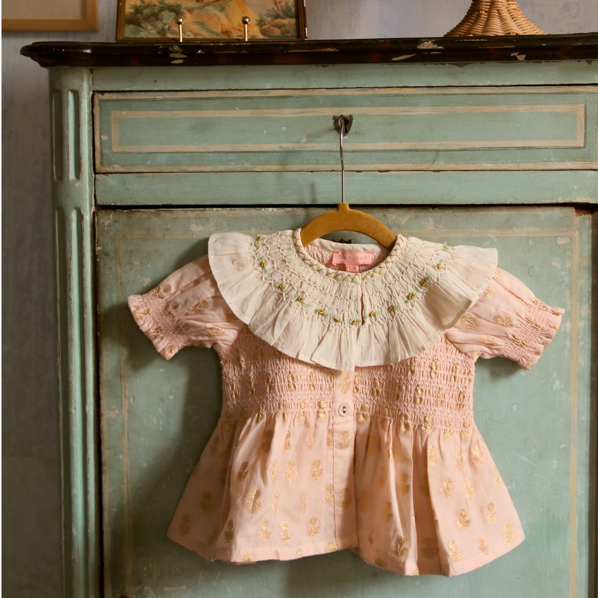 BONJOUR DIARY] Baby Set | Flowers lurex light