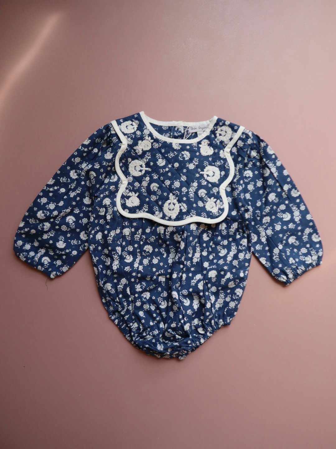 Bebe Organic] Amari Romper | Padded Ditsy Flor
