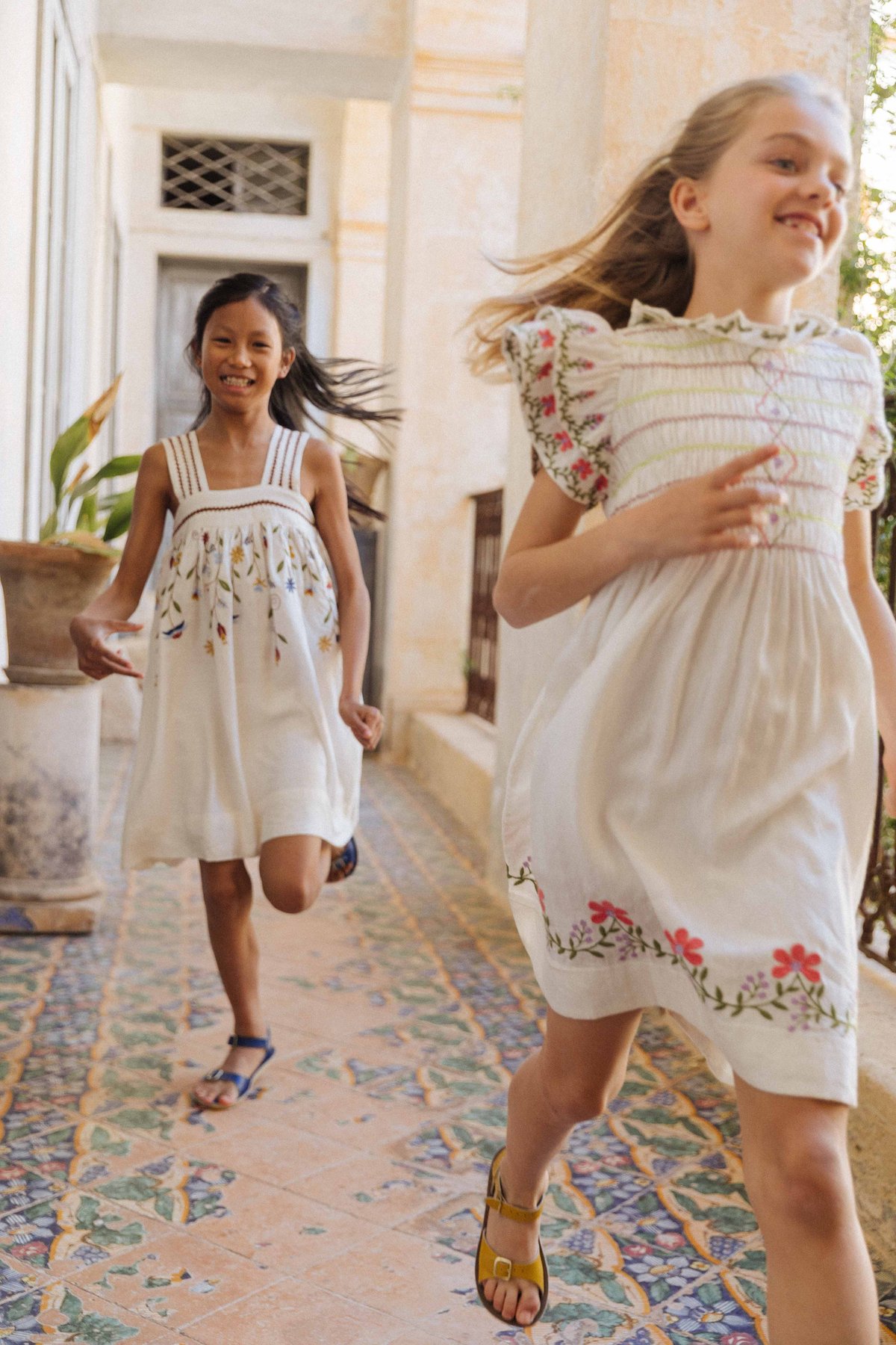 LALI ワンピース 5y Lali Kids]【残りわずか！】Siena Dress | Opaline Silk |
