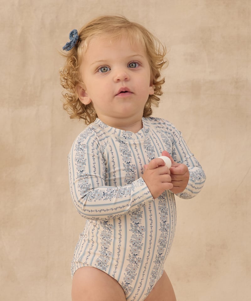 Rylee+Cru] DELPHINE RASHGUARD ONE-PIECE | BLUE