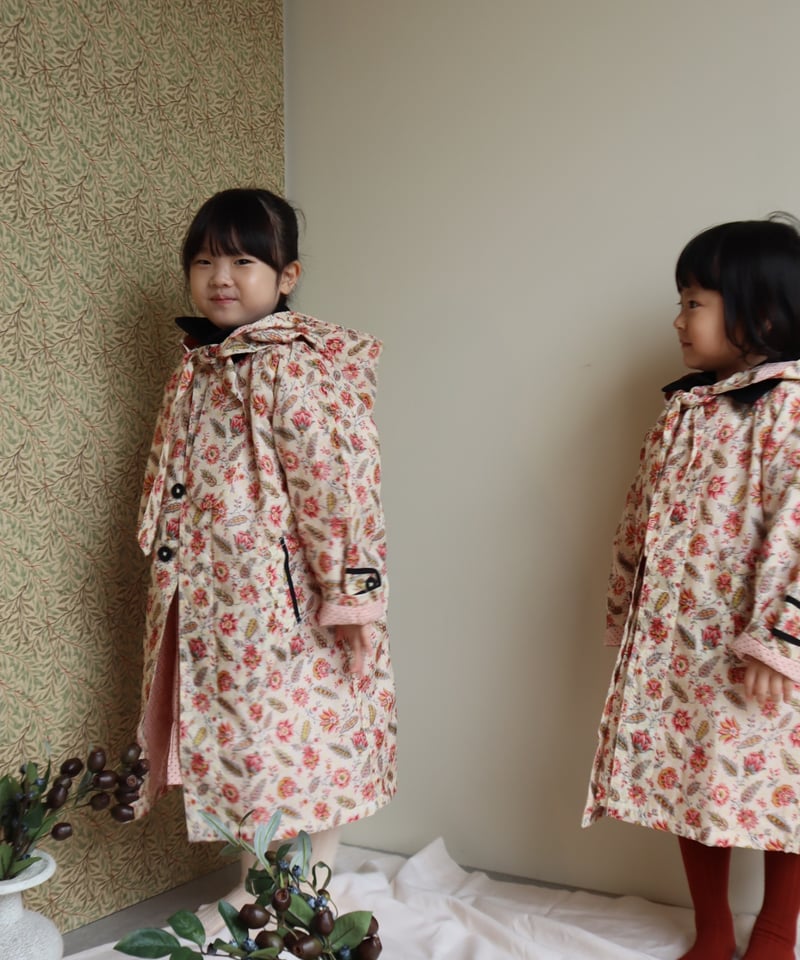 BONJOUR DIARY] TRENCH COAT | Aline print | Ro
