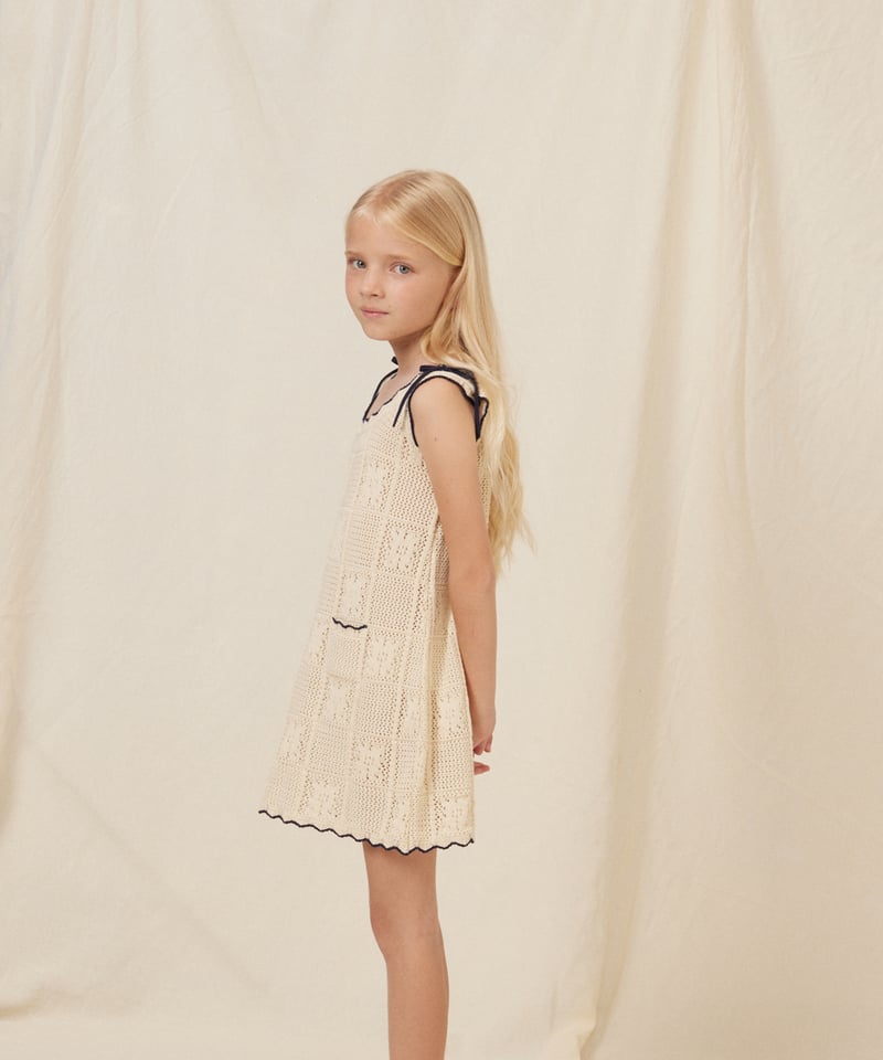Bebe Organic]【残りわずか！】Elina Dress | Natural Lac