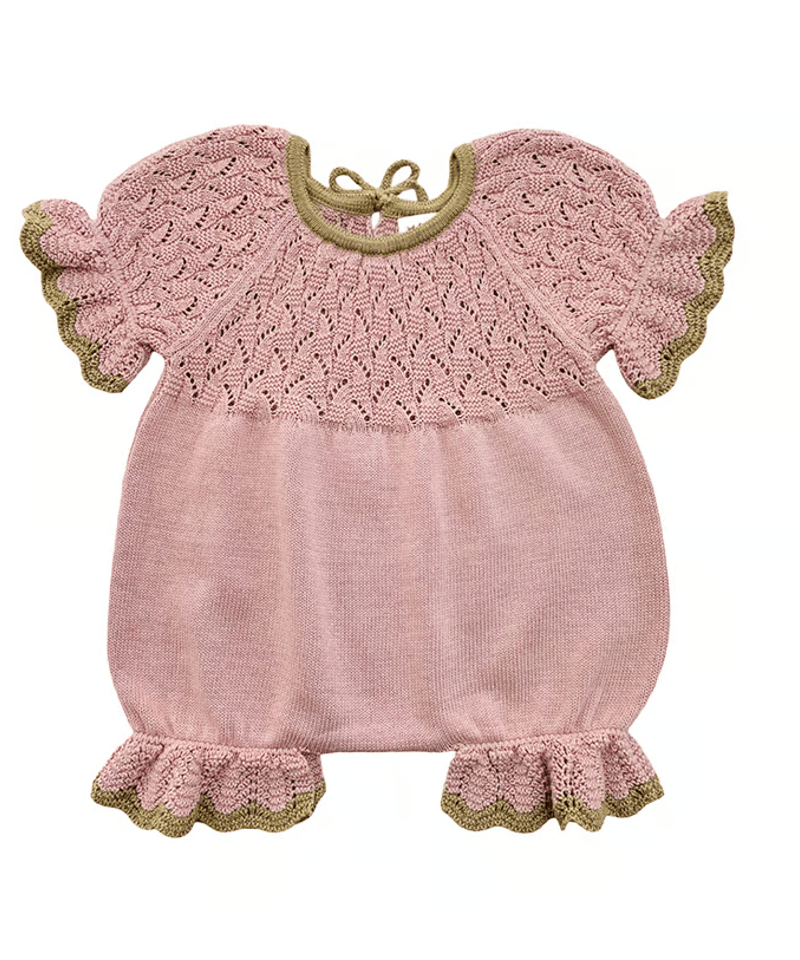 MABLI]【残りわずか！】AWENA ROMPER| PINK EARTH | RonRo