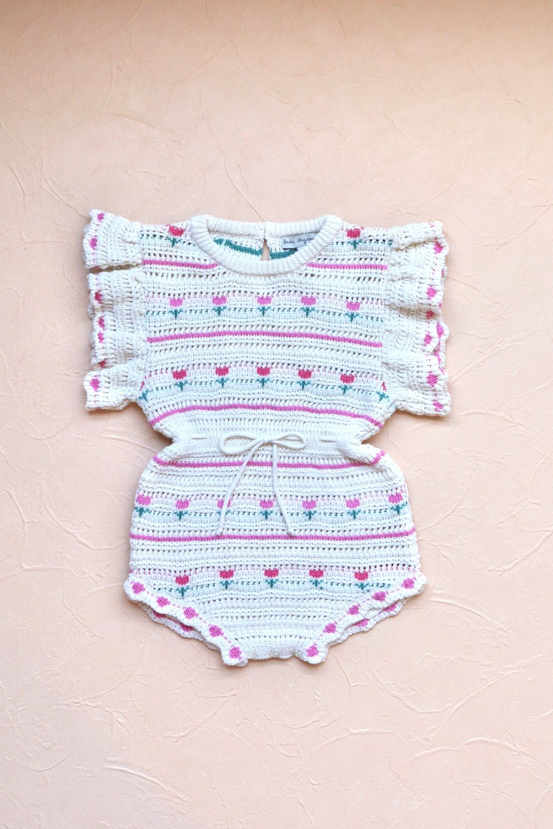 Bebe Organic] Paloma Romper | Tulip Crochet TL