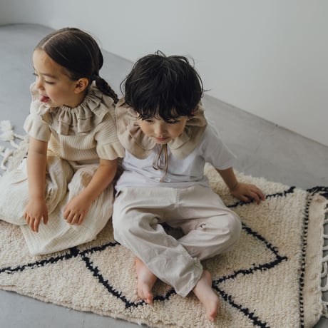 [Ron Ron Baby & Mom]【再入荷！！】04.double collar(Beige)