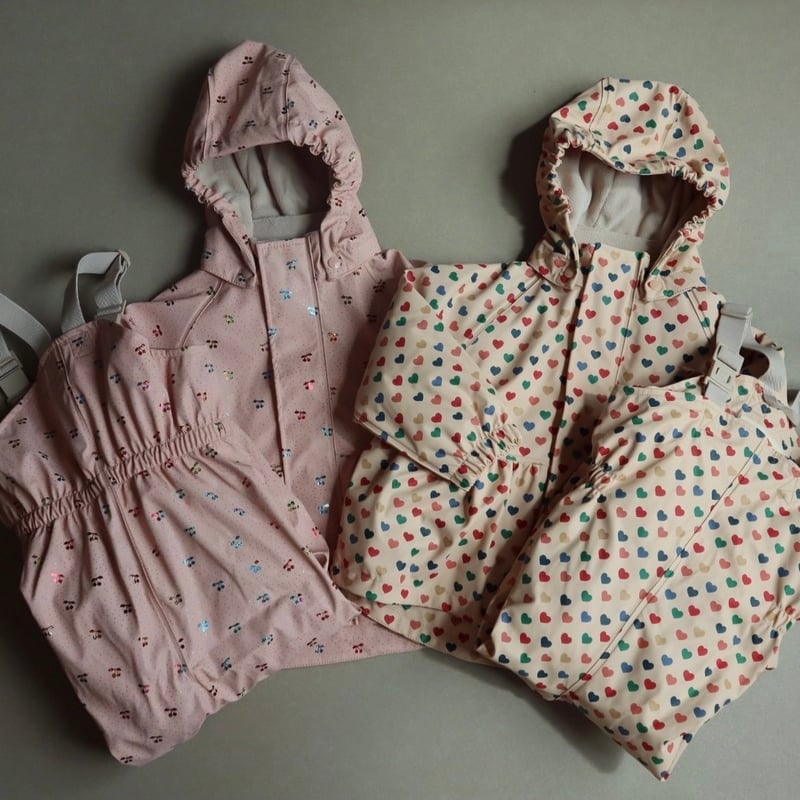 KONGES SLØJD コンゲススロイド チェリー柄 フリース アウター