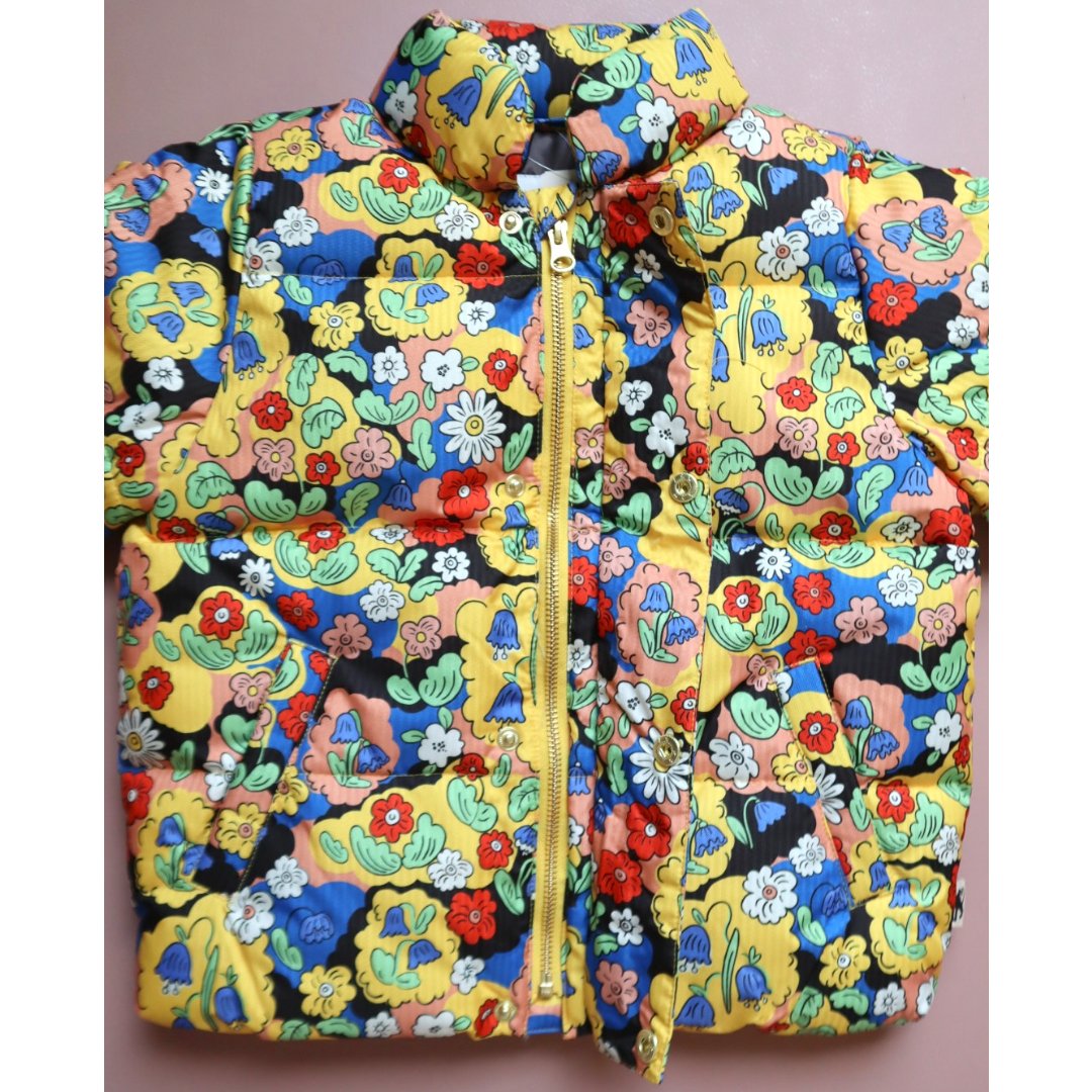 mini rodini]【残りわずか！】Flowers aop citypuffer | M