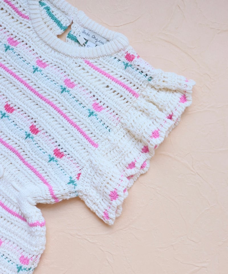 Bebe Organic] Paloma Romper | Tulip Crochet TL