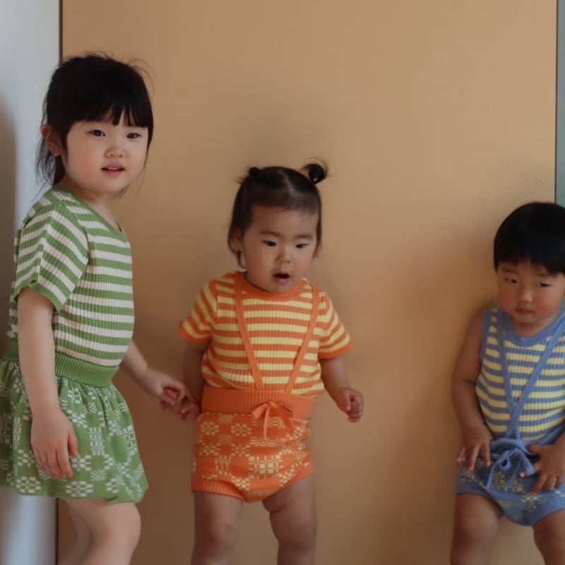 MABLI　マブリ　ニット　トップス　サロペット　2点まとめ Mabli ニットサロペット 2y - メルカリ