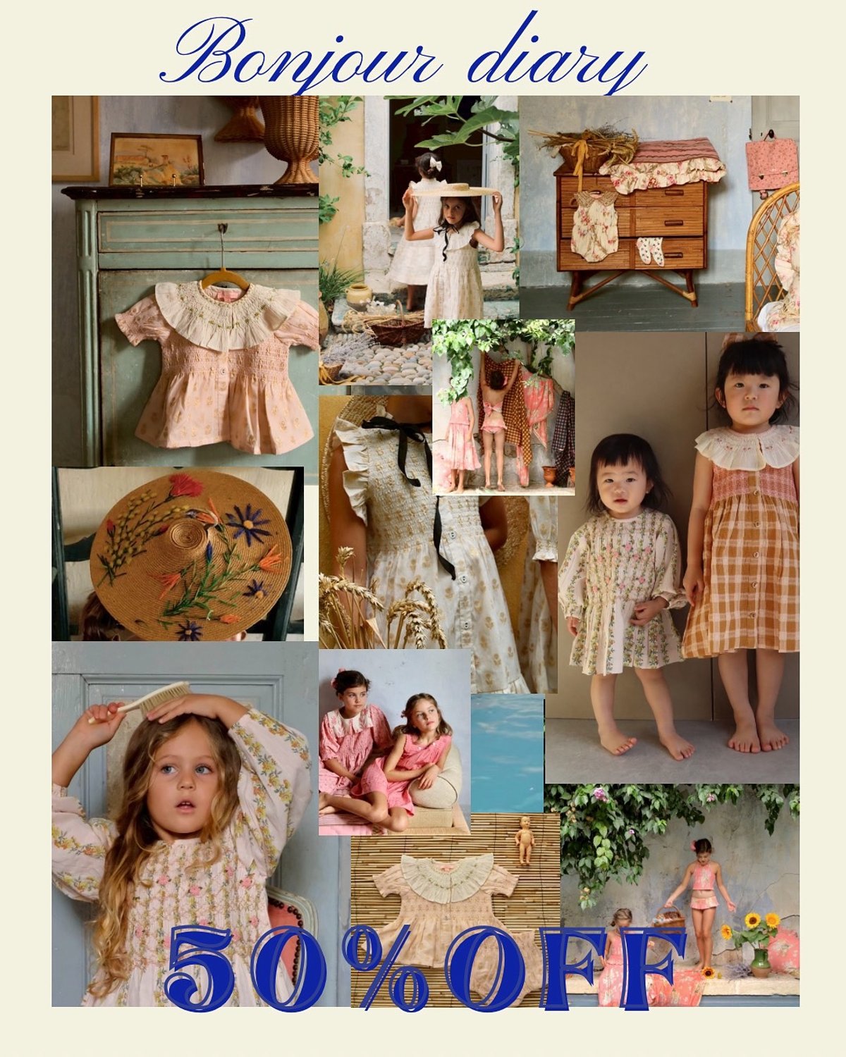 Bonjour daiary The SALES 50%OFF スタート | RonRon b