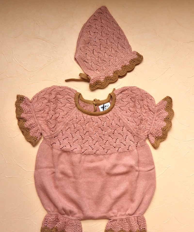 MABLI]【残りわずか！】AWENA ROMPER| PINK EARTH | RonRo