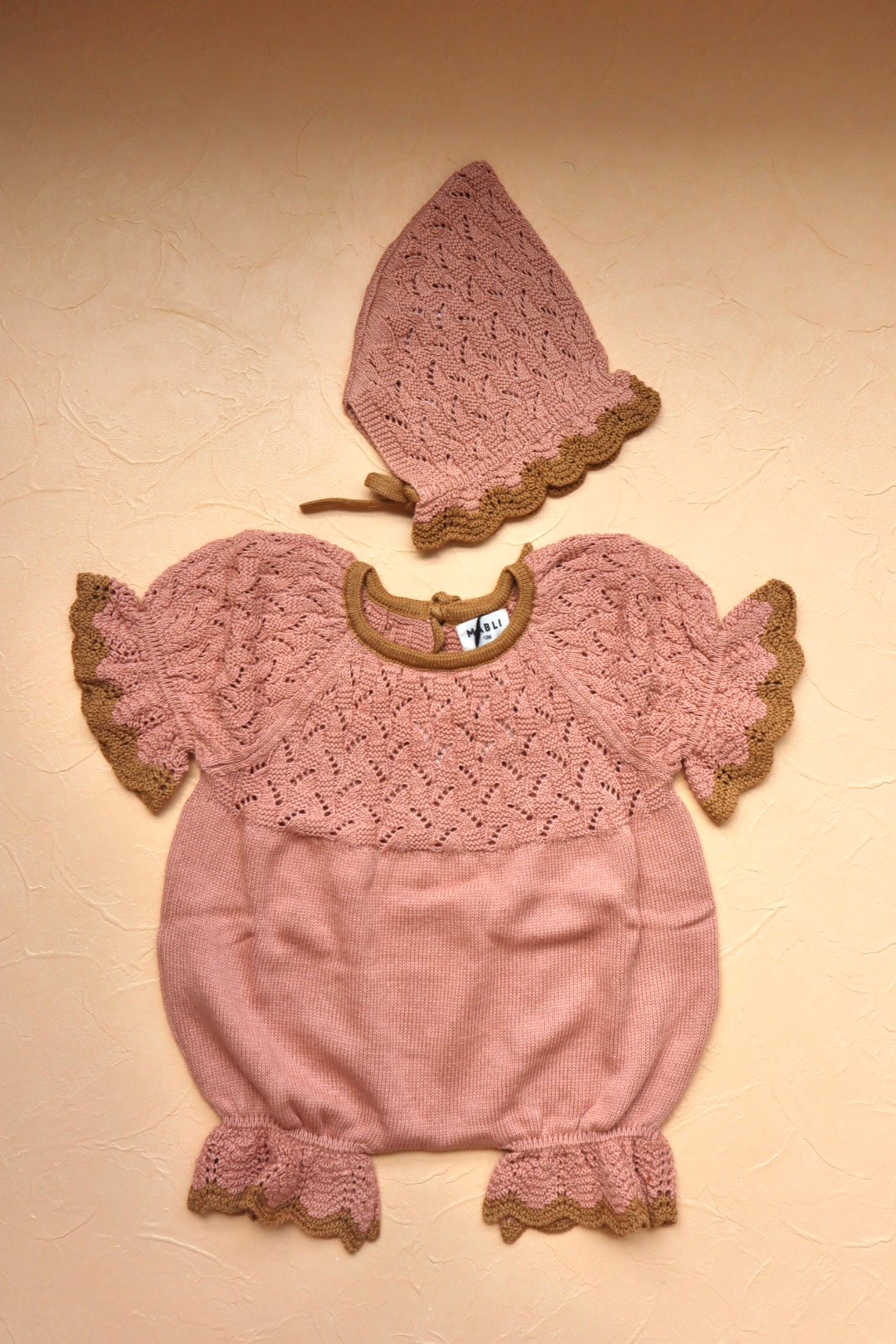MABLI]【残りわずか！】AWENA ROMPER| PINK EARTH | RonRo