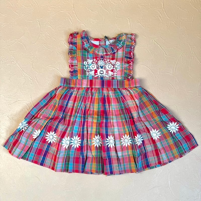 Lali Kids]【LAST2点！】Mini Clover Dress | Red Mad