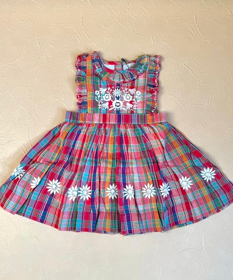 Lali Kids]【LAST1！！】Mini Clover Dress | Red Mad