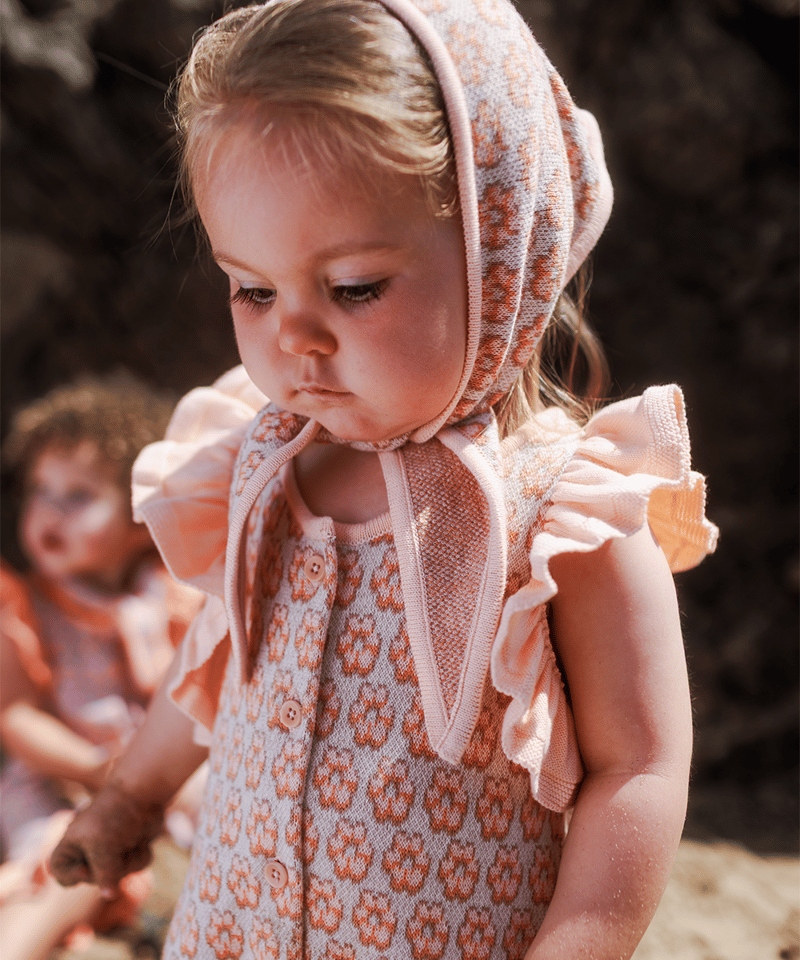 MABLI] DONUT ROMPER | BLUSH | RonRon baby and