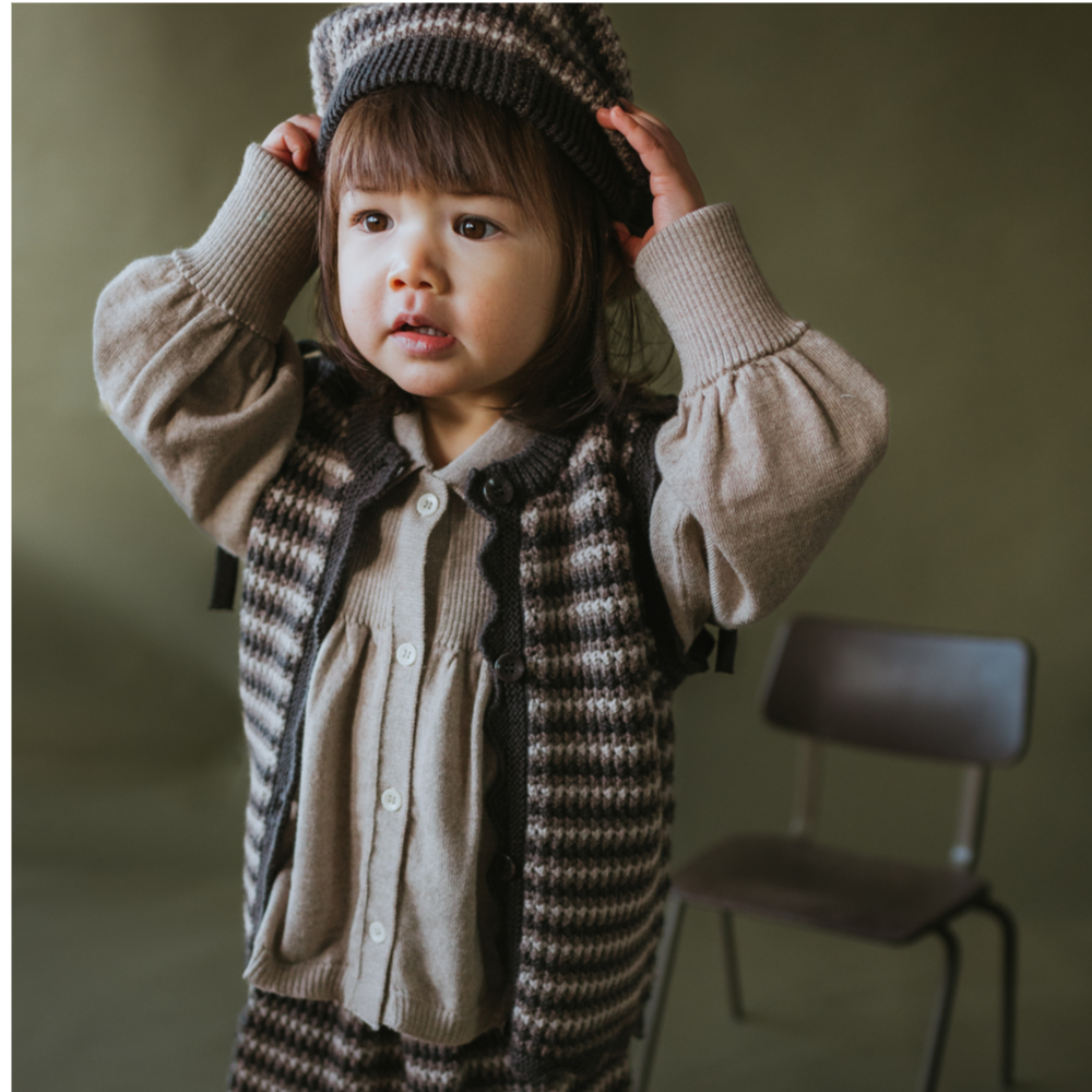 最終値下げ　MABLI PORTH OVERALLS - UMBER 12m MABLI]【LAST1！！】PORTH TAM | UMBER | RonRon bab