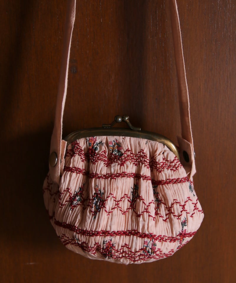 BONJOUR DIARY]【残りわずか！】Wallet bag | Pink Garden
