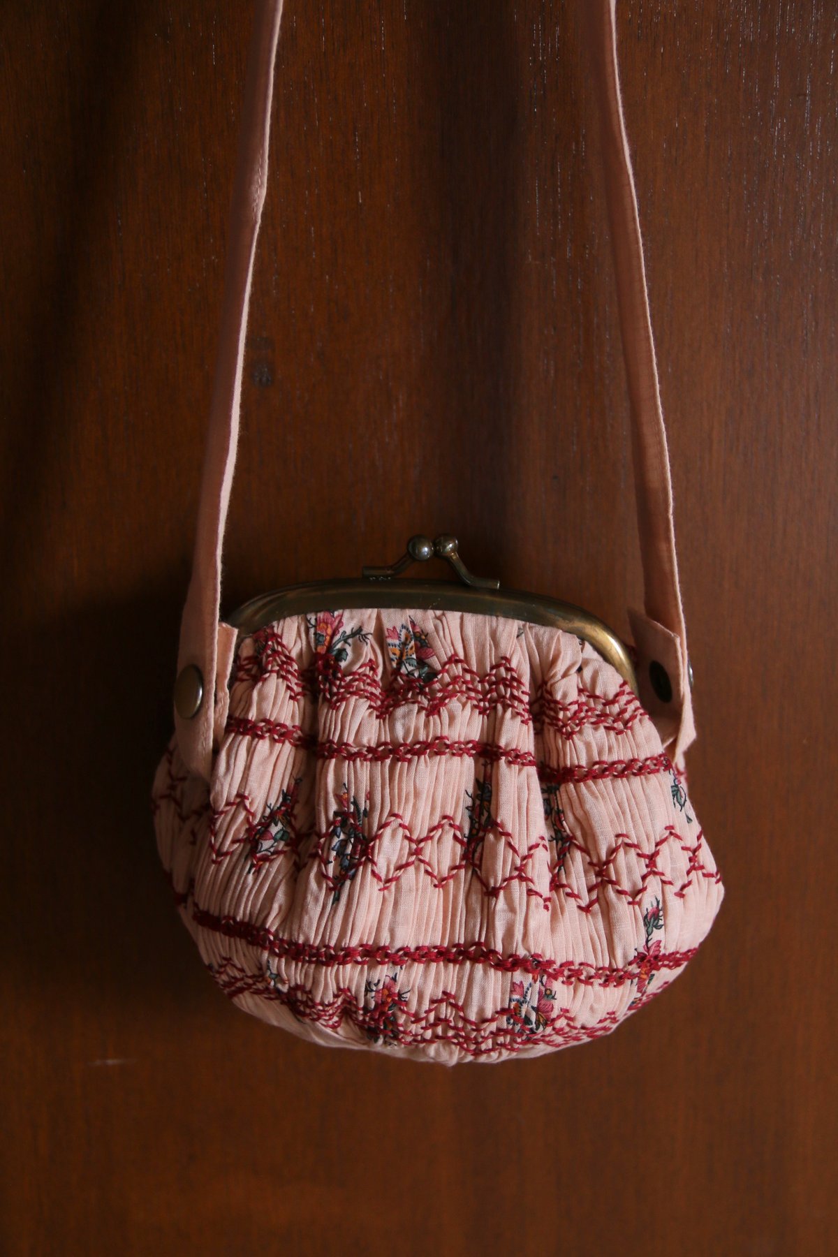 BONJOUR DIARY]【残りわずか！】Wallet bag | Pink Garden