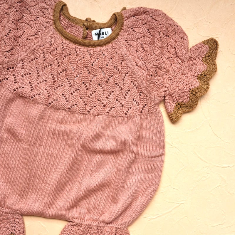 mabli awena romper. bonnet ロンパース・カバーオール mabli awena