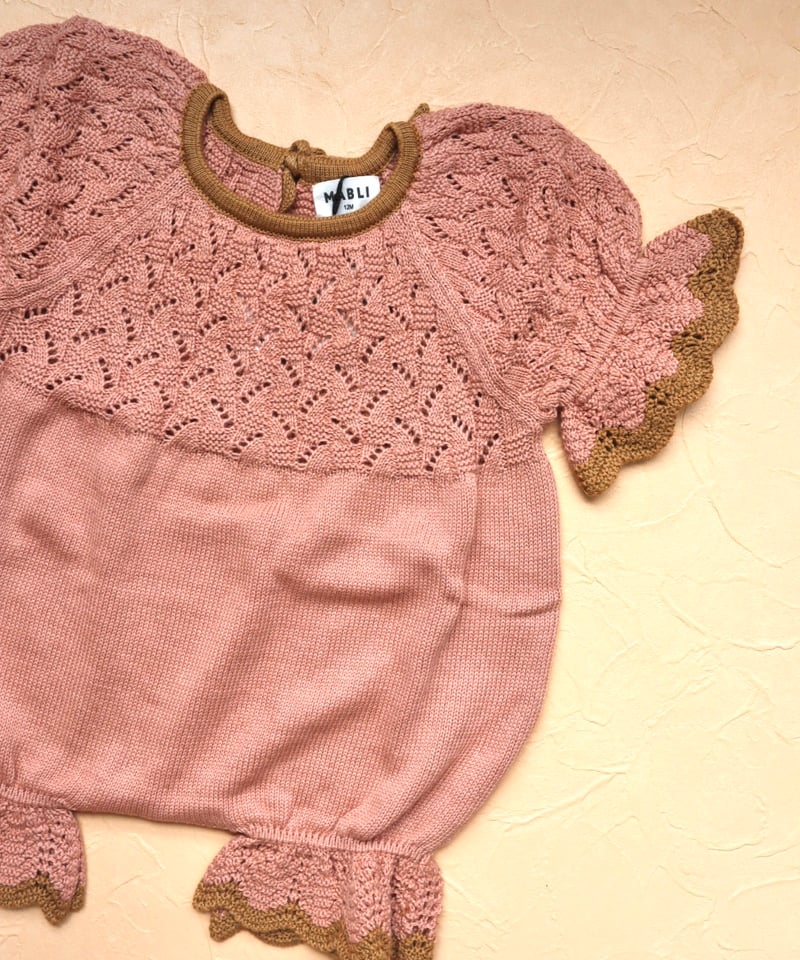 MABLI]【残りわずか！】AWENA ROMPER| PINK EARTH | RonRo