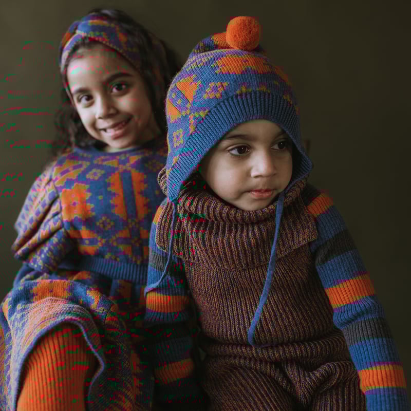 MABLI ニットパンツとボンネット　セット マールマール MARLMARL ニットパンツ ヤマジ モモ ブリベビ通販