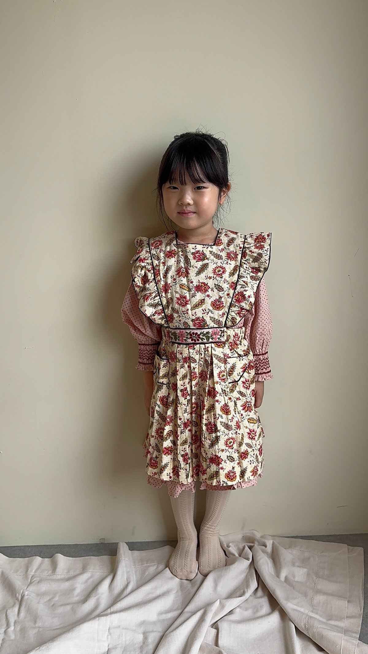 BONJOUR DIARY]【残りわずか！】APRON DRESS | Aline prin