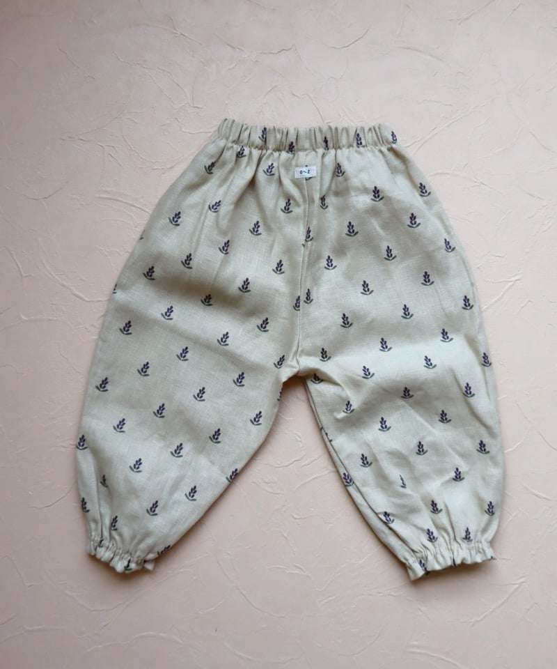 organic zoo 2-3y ストライプ　セットアップ　ライトブルー ORGANIC ZOO]【LAST1！！】Lavender Bloom Gardener P