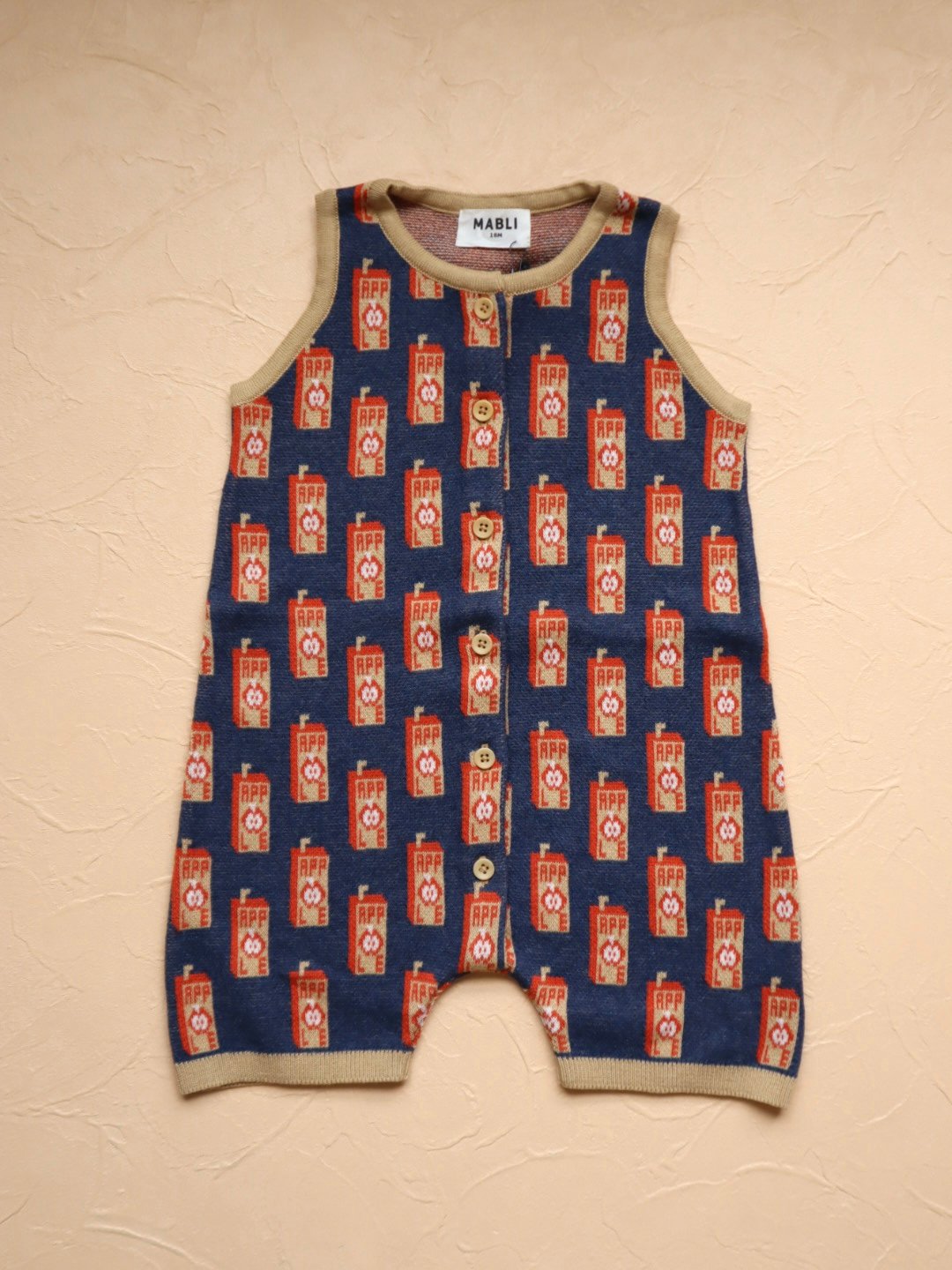 MABLI]【残りわずか！】JUICE BOX ROMPER | RED APPLE | R