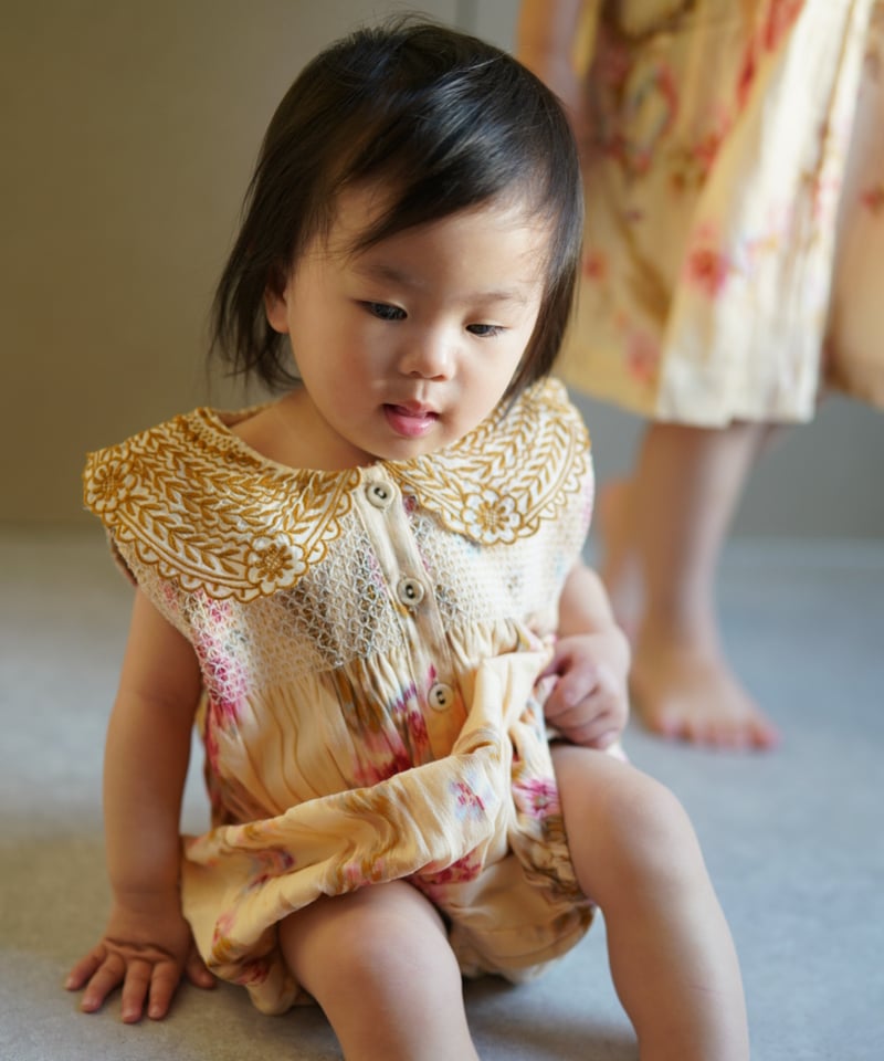 BONJOUR DIARY]【LAST1！！】Romper with Scarf 50*50