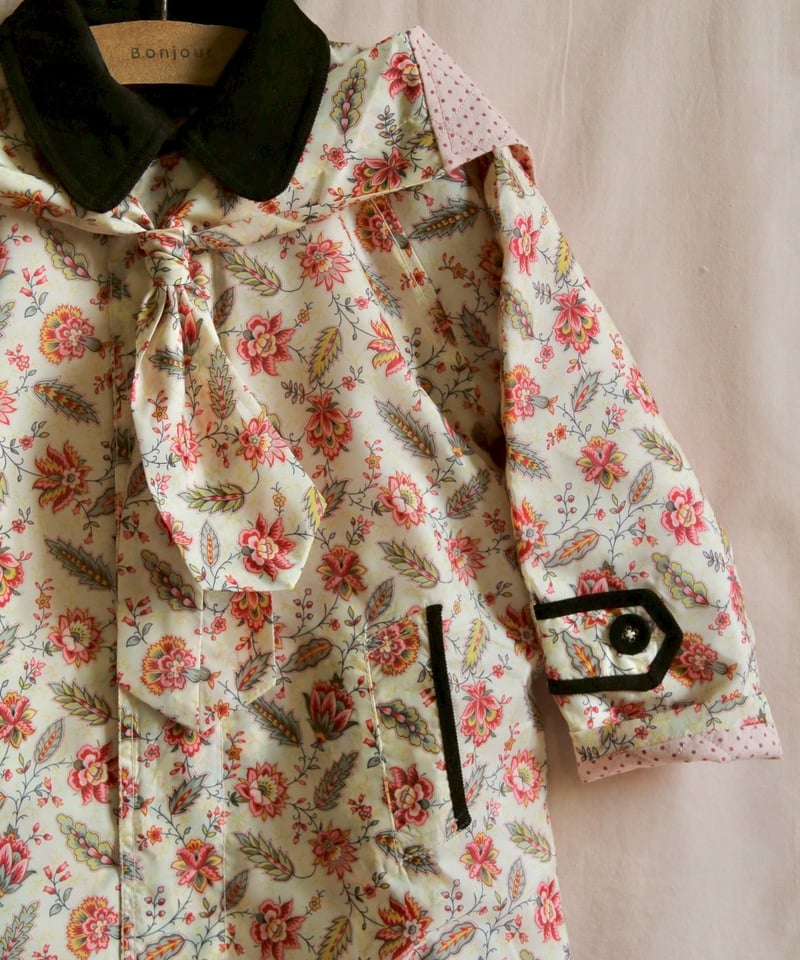 BONJOUR DIARY] TRENCH COAT | Aline print | Ro