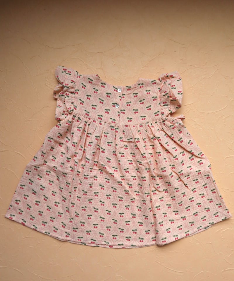 Konges Slojd] COCO DRESS GOTS | CHERRY PINK MO