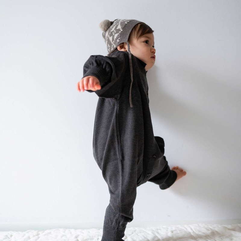 mabli EIRLYS ROMPER 18M,BONNET M セット Eirlys Romper - Eucalyptus – MABLI