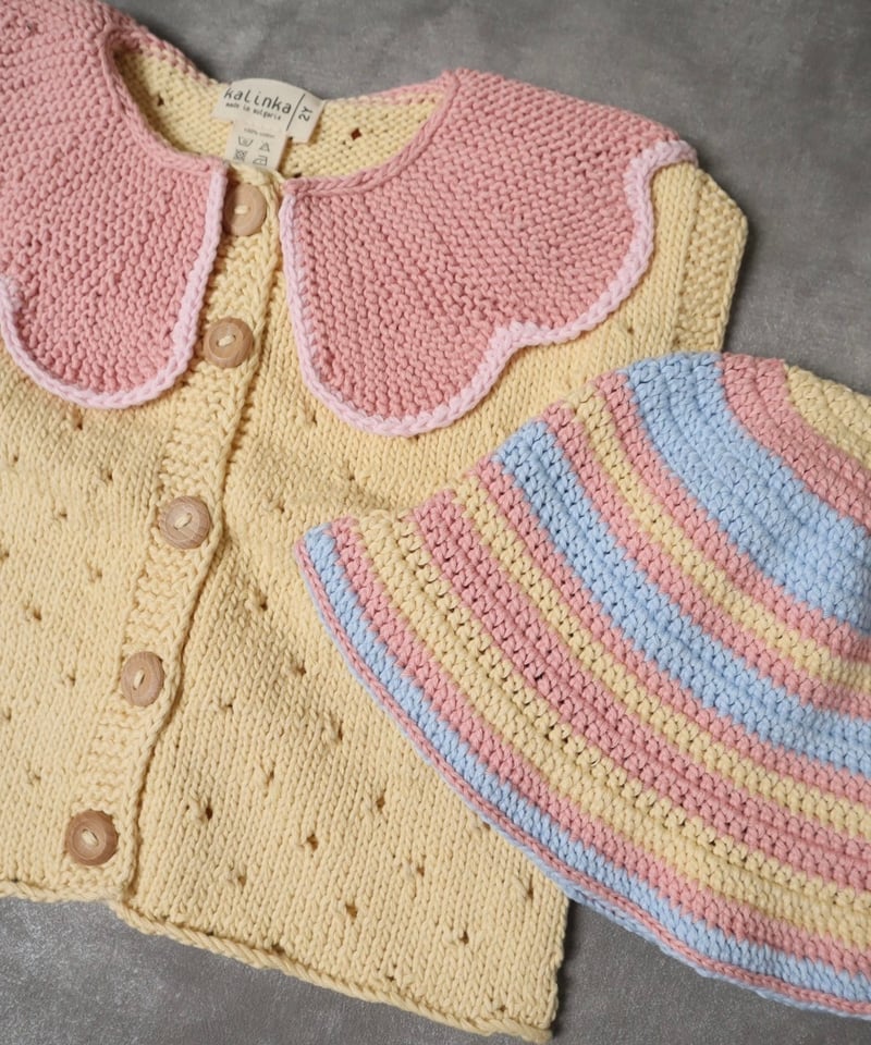 Kalinka]【残りわずか！】Lavender Hat | Pineapple/Blue