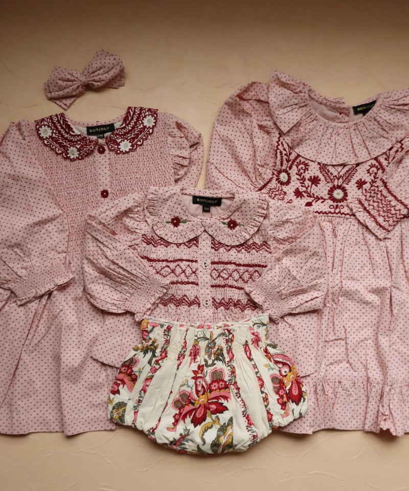 BONJOUR DIARY]【LAST1！】TUNIQUE WITH HAIR CLIP |