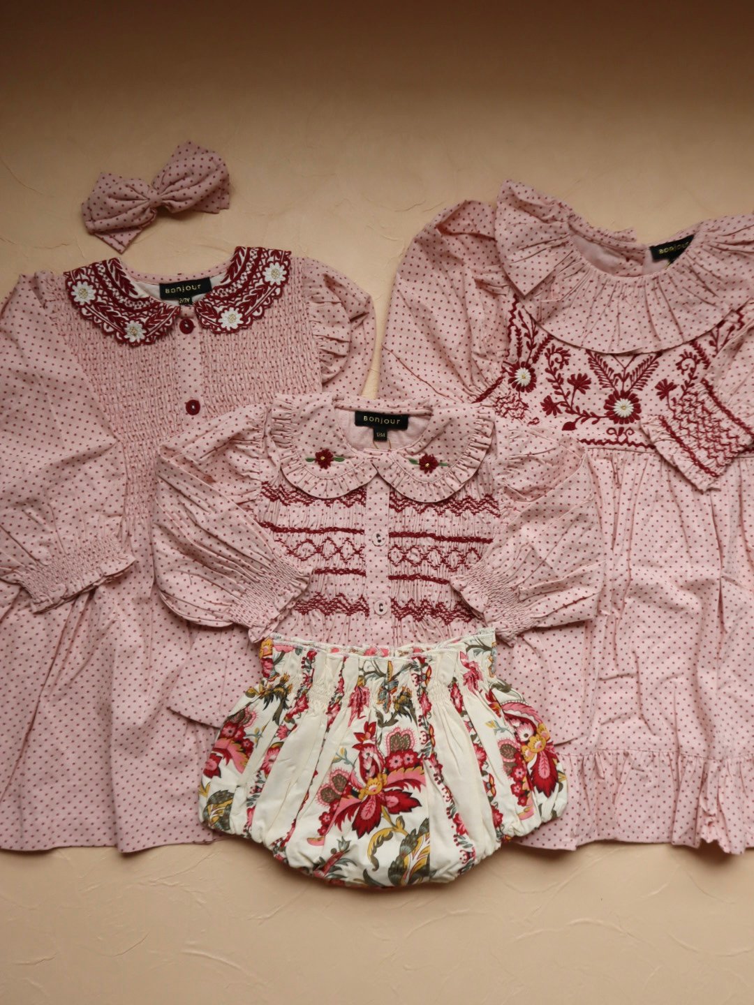 BONJOUR DIARY]【LAST1！】TUNIQUE WITH HAIR CLIP |