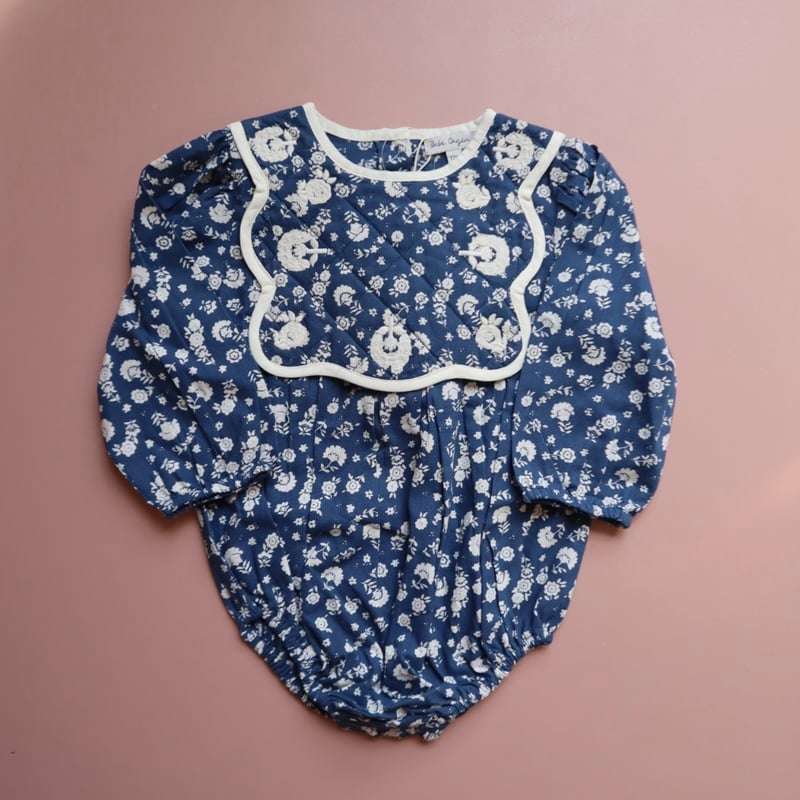 Bebe Organic] Amari Romper | Padded Ditsy Flor