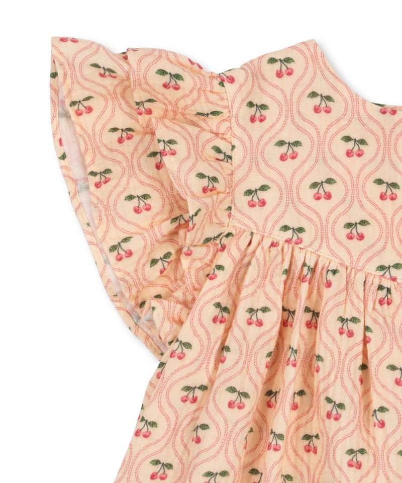 Konges Slojd] COCO DRESS GOTS | CHERRY PINK MO