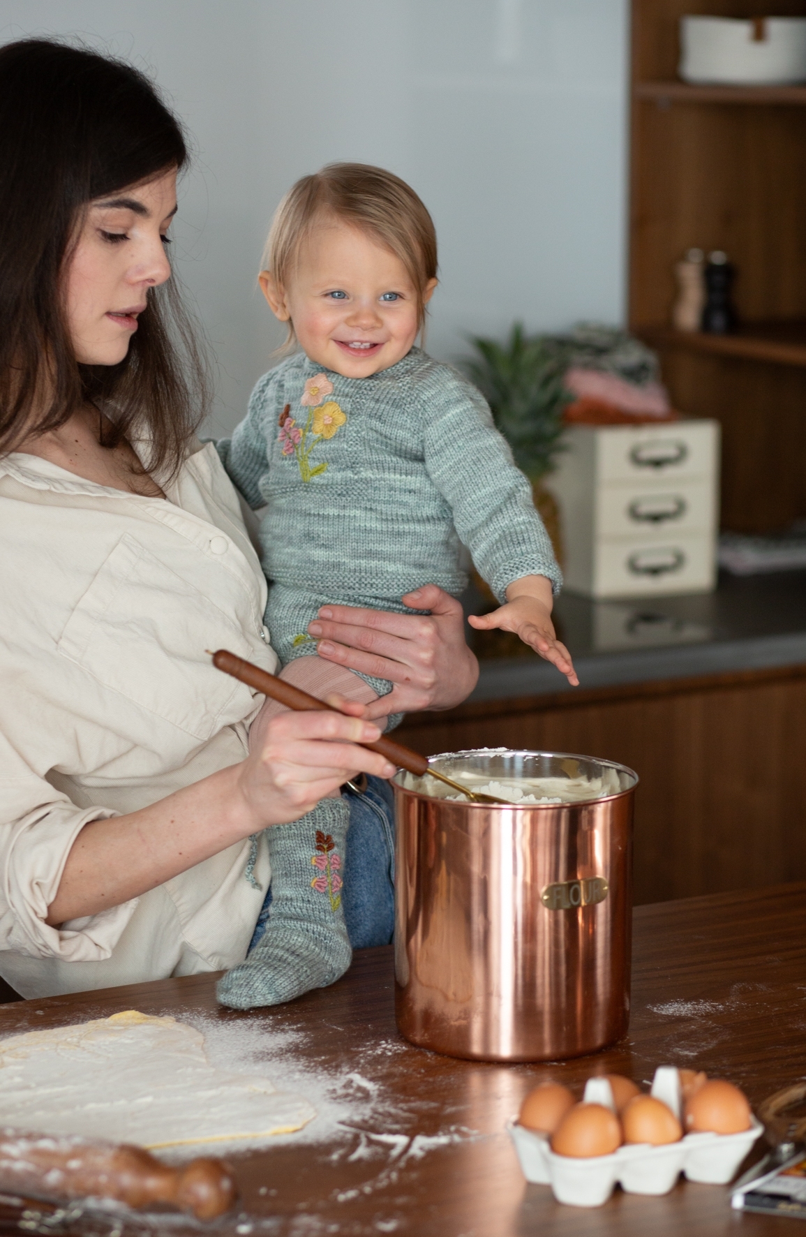 Kalinka] Emma Set | Mint | RonRon baby and mom