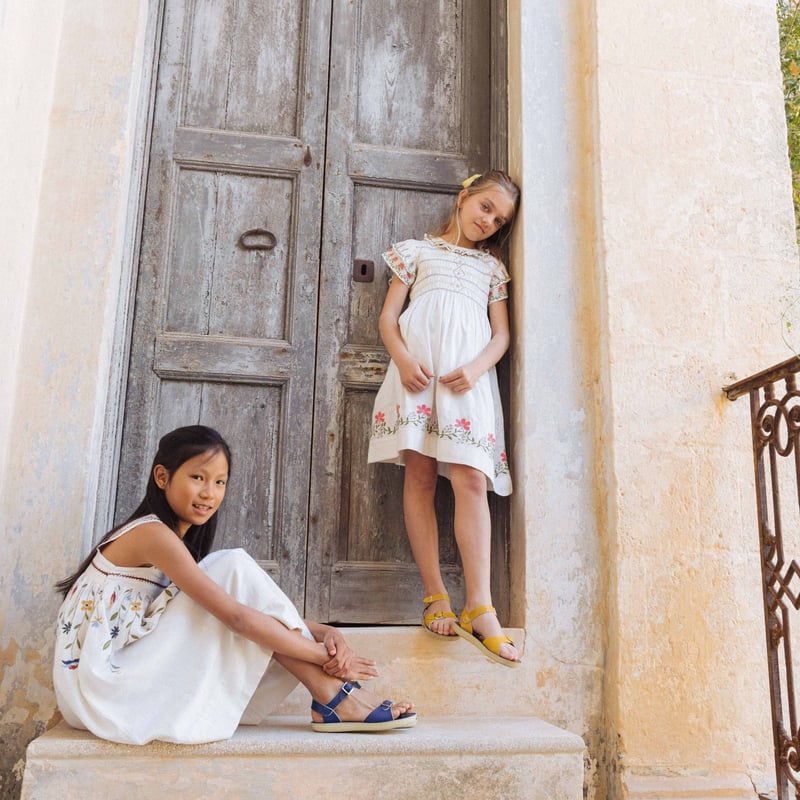 Lali Kids]【残りわずか！】Siena Dress | Opaline Silk |