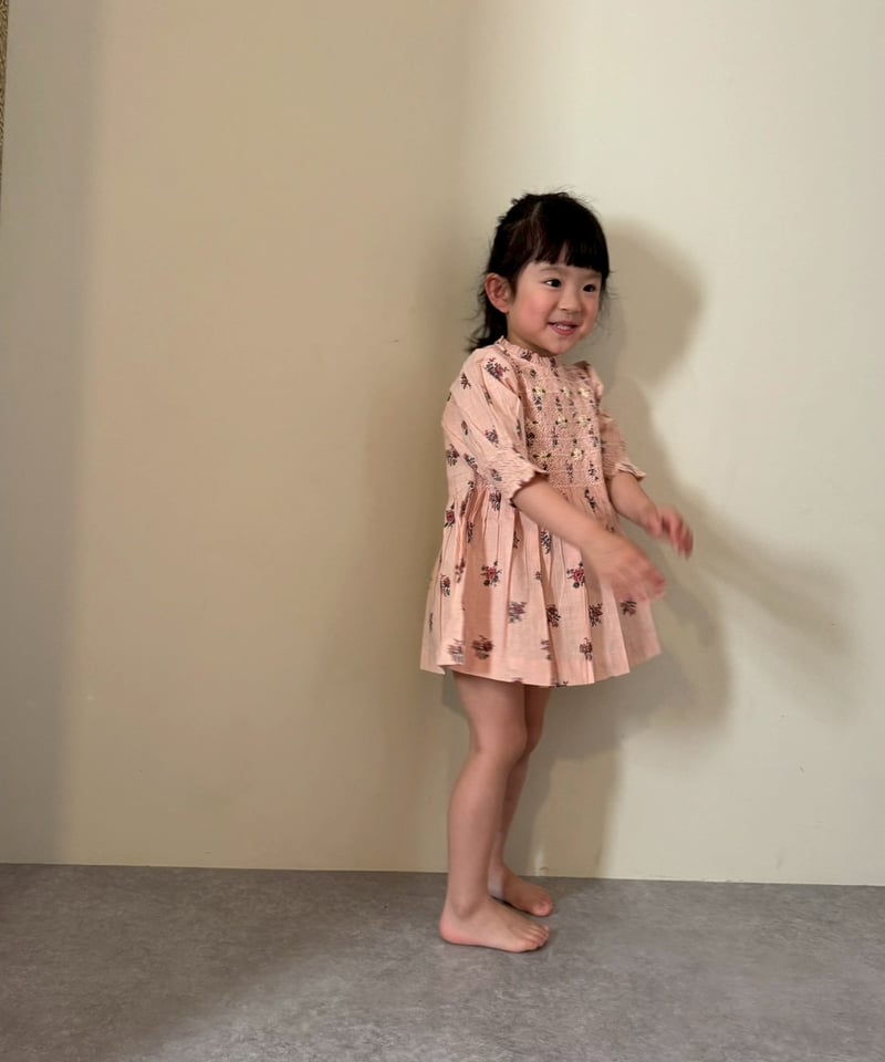 BONJOUR DIARY]【残りわずか！】Handsmocks blouse | Pink
