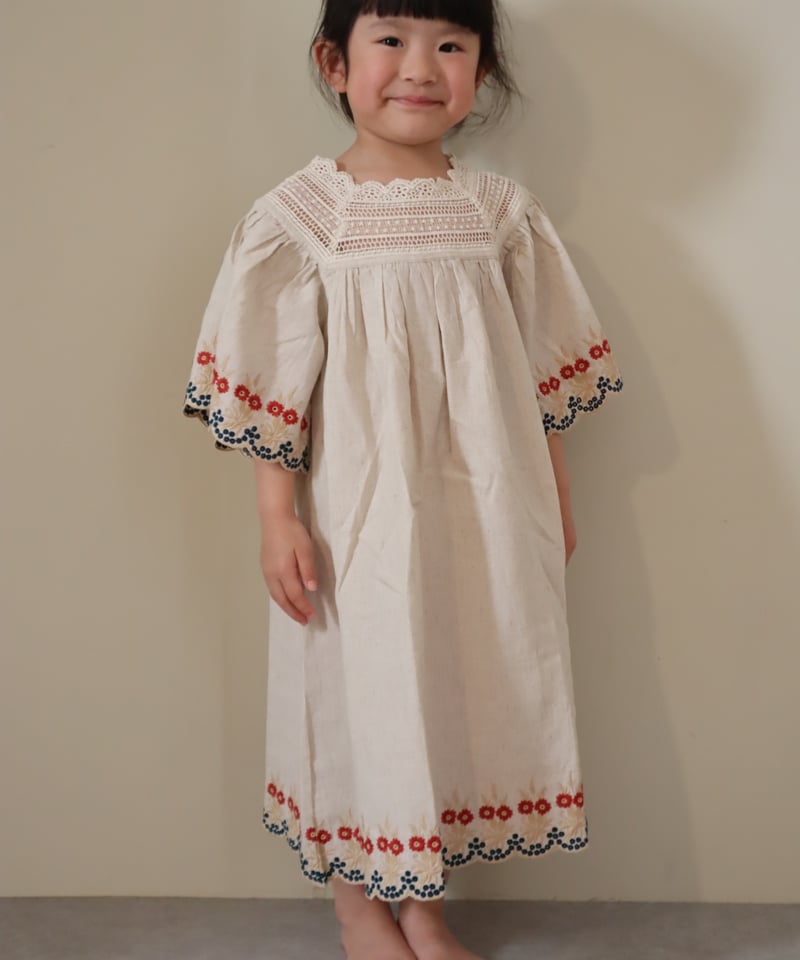 BONJOUR DIARY] Dress | Naural cotton flex wit