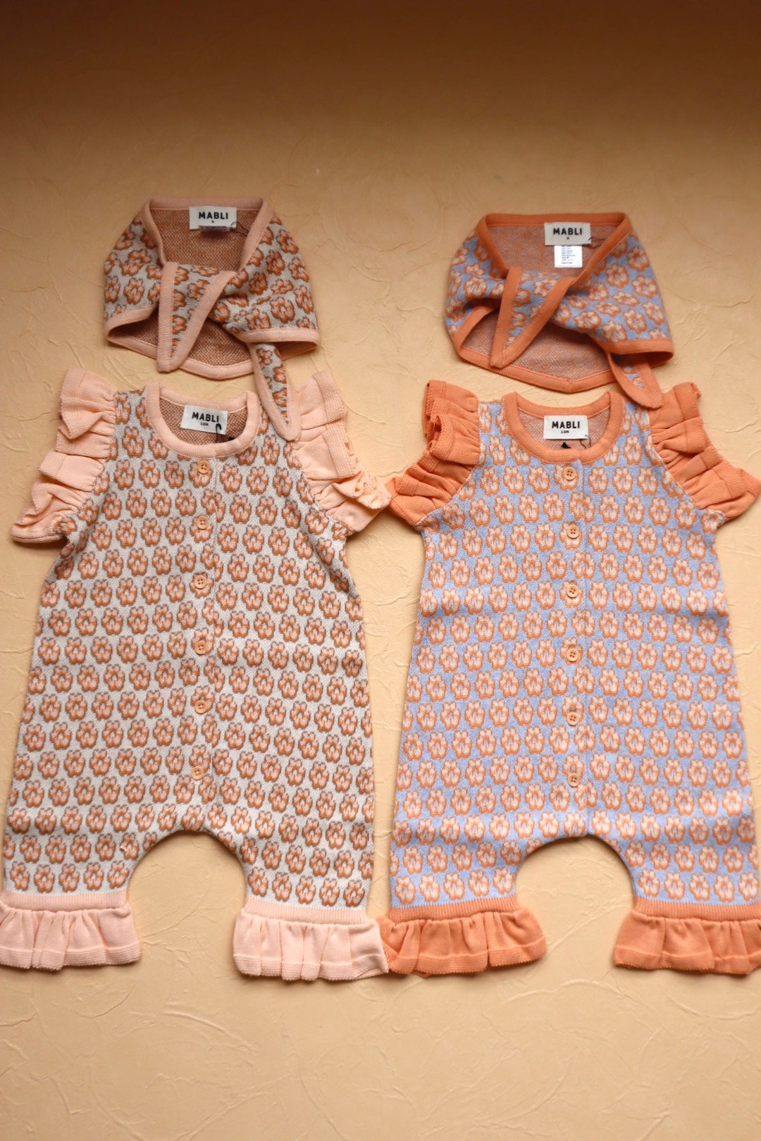 MABLI] DONUT ROMPER | BLUSH | RonRon baby and