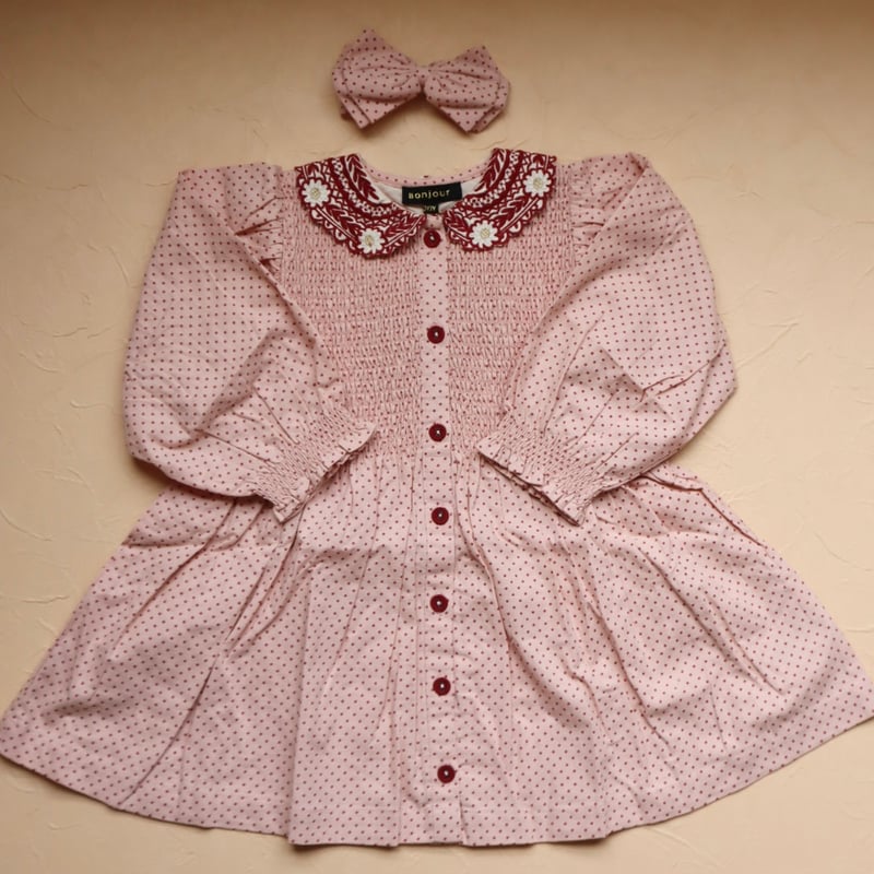 BONJOUR DIARY]【残りわずか！】TUNIQUE WITH HAIR CLIP |