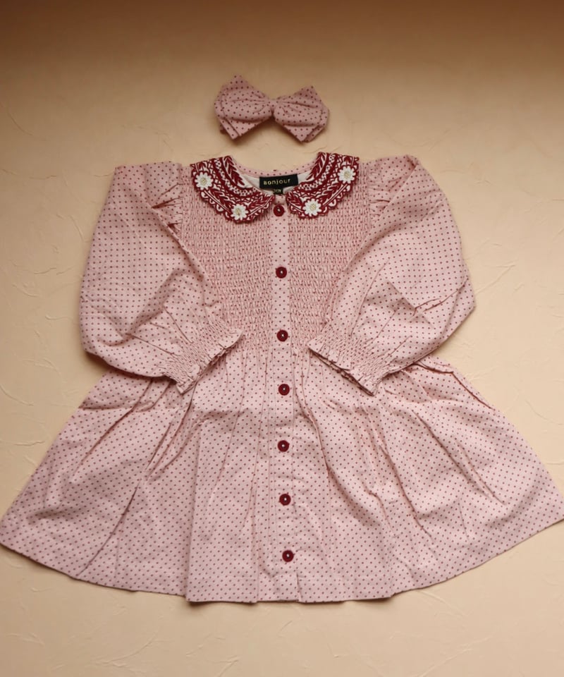 BONJOUR DIARY]【LAST1！】TUNIQUE WITH HAIR CLIP |