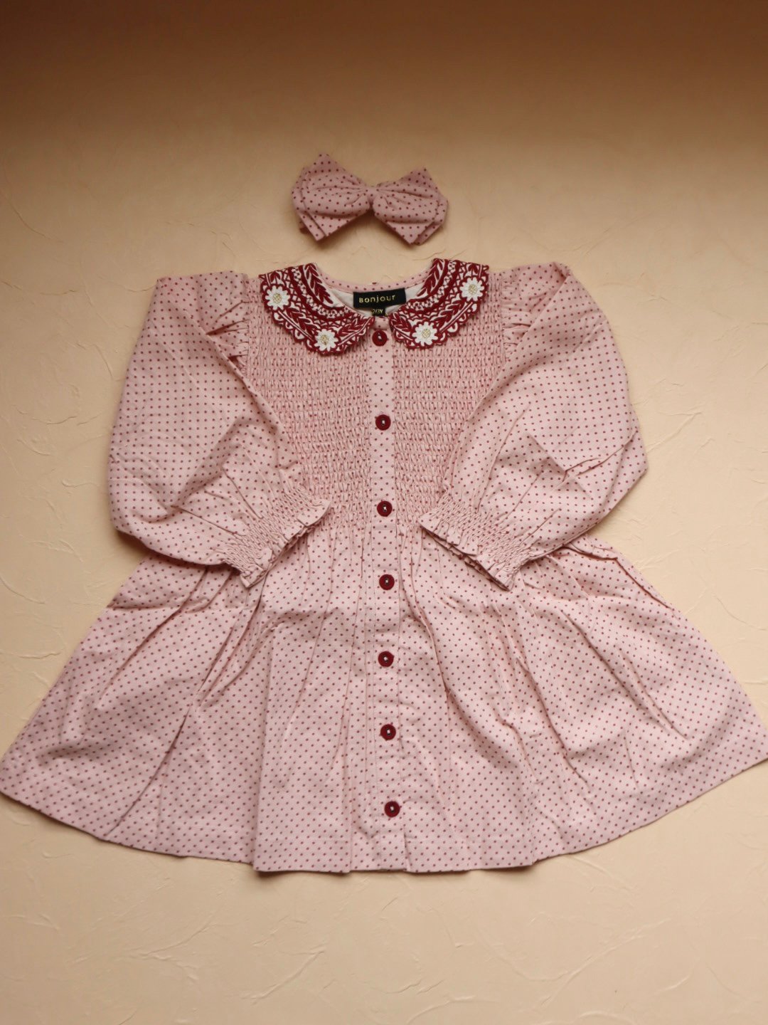 BONJOUR DIARY]【残りわずか！】TUNIQUE WITH HAIR CLIP |