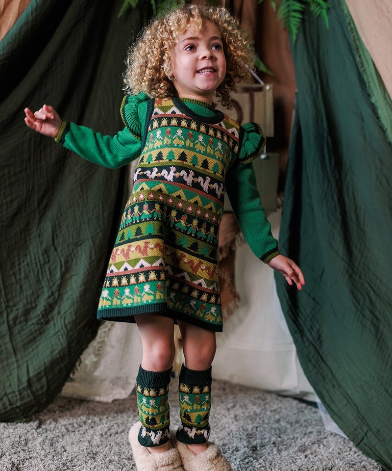 MABLI] SCOUT CAMP DRESS | MULTI | RonRon baby