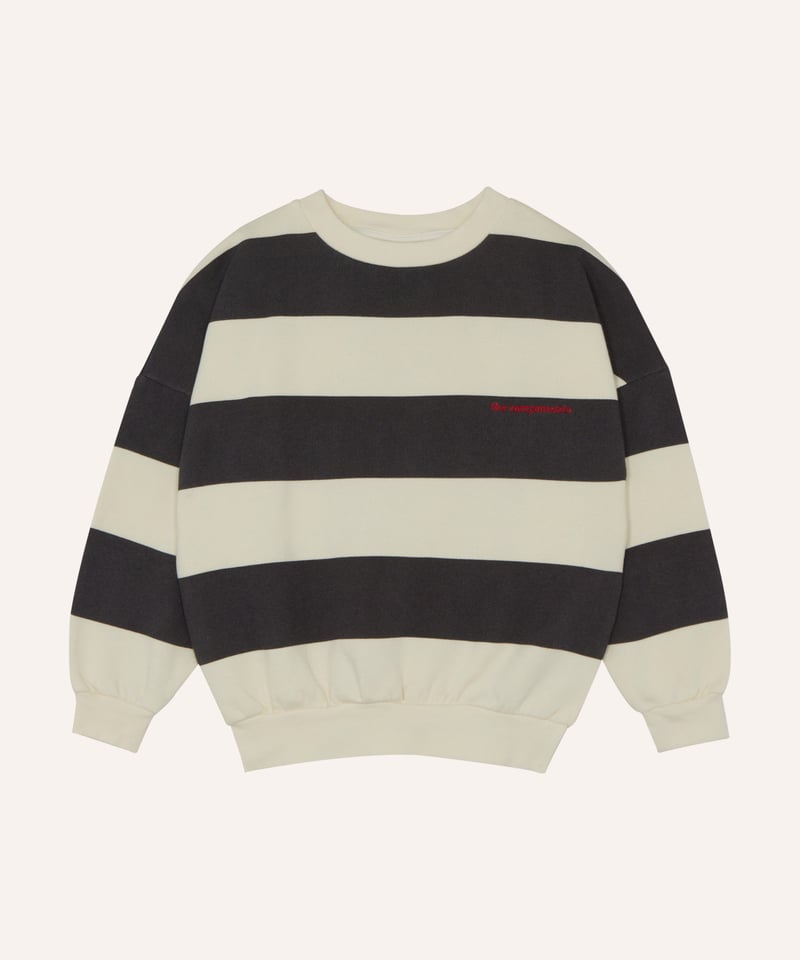 the campamento]【残りわずか！】GREY STRIPES SWEATSHIRT