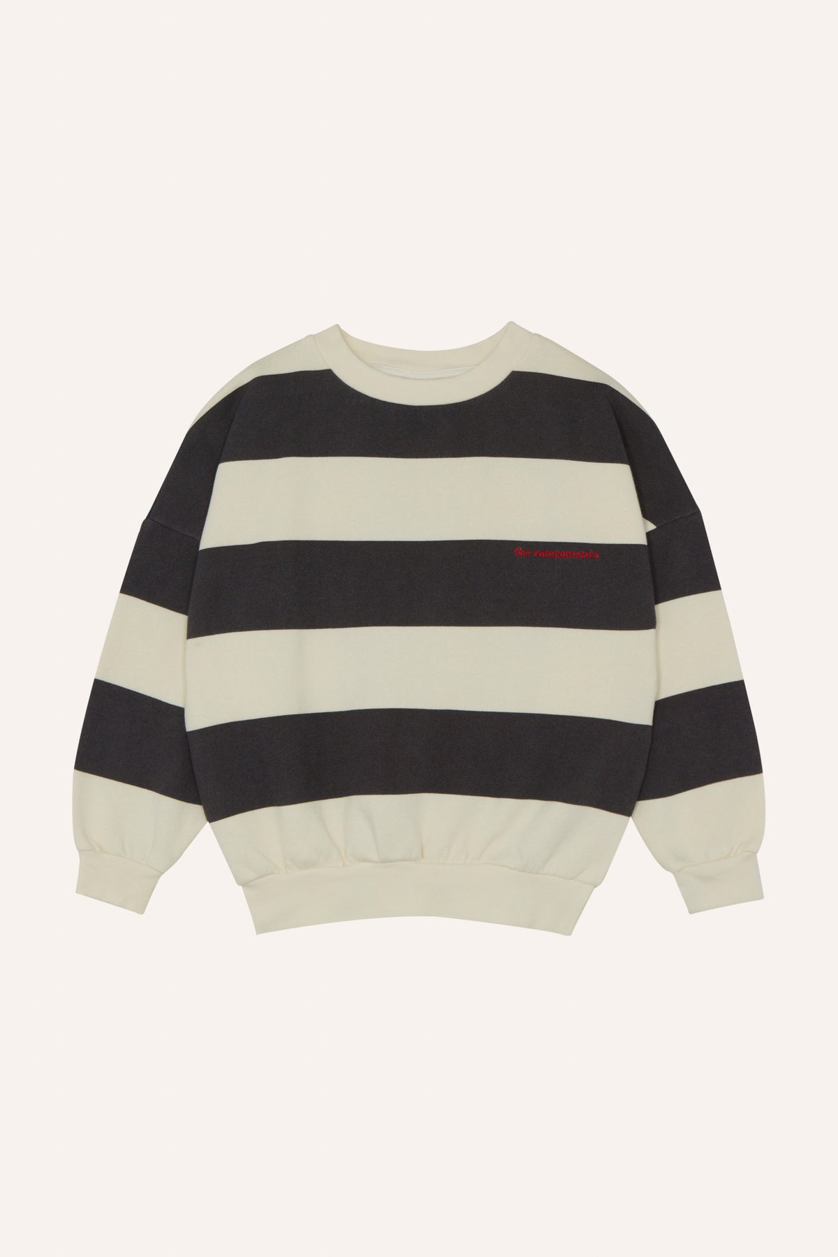 the campamento]【残りわずか！】GREY STRIPES SWEATSHIRT