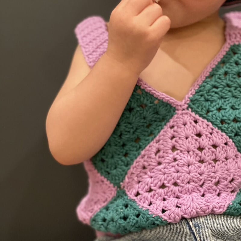 kalinka kids] Aria Top | Teal/Lilac | RonRon